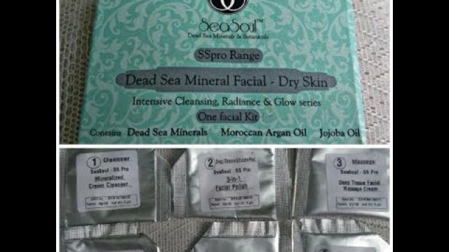 'SEA SOUL dead sea mineral facial kit- for dry and combination skin'