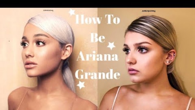 'Hair & Makeup: Recreating Ariana Grande\'s Sweetener Album Cover | Brooklyn Anne'