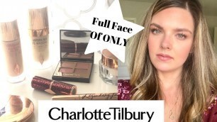 'Full Face of ONLY Charlotte Tilbury Makeup II ft. NEW Airbrush Flawless Foundation & Magic Vanish!'