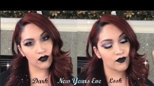'Dark New Years Eve Makeup Look | ft. Kylie Cosmetics Holiday Palette'