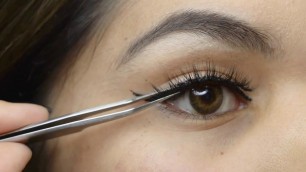 'Tori Belle Magnetic Lashes and Eyeliner Tutorial by Alma'