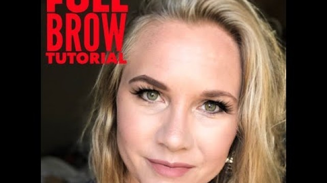 'Easiest Brow Tutorial |  Tori Belle Cosmetics | It Works Brow Kit'