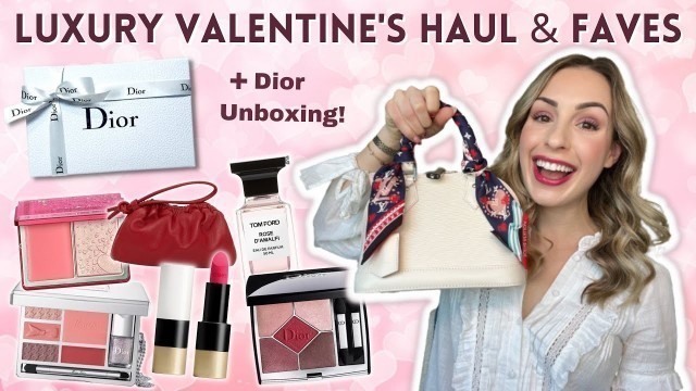 'VALENTINE\'S MAKEUP HAUL + DIOR UNBOXING