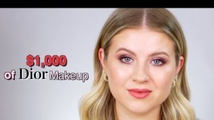'$1000 Full Face of Dior Makeup!'