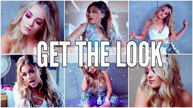 'GET THE LOOK: ARIANA GRANDE \'SIDE TO SIDE\' MAKEUP TUTORIAL, HAIR & OUTFIT | LucyAndLydia'