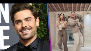 'Zac Efron DANCES in His First TikTok Video With Jessica Alba!'