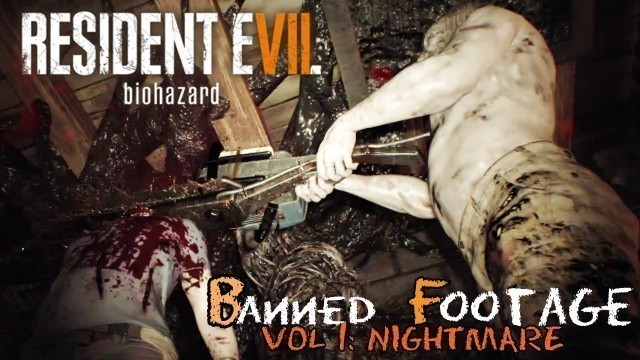 'SURVIVE THE NIGHT! | Resident Evil 7 - Banned Footage DLC #1: Nightmare *Midnight-5am*'