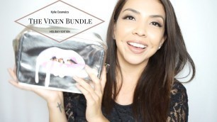 'Kylie Cosmetics HOLIDAY EDITION \'The Vixen Bundle\' ♥ Unboxing/Swatches+GIVEAWAY'