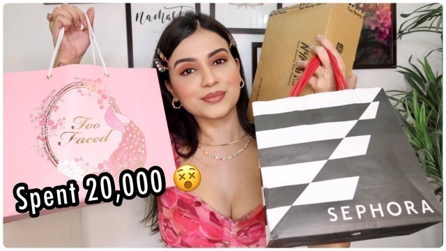 'MAKEUP HAUL 2022 | Luxury & Drugstore Makeup Haul | Dior, Too Faced, Smashbox, Benefit, Swiss Beauty'