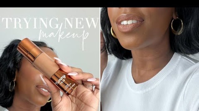 'LET\'S CHILL & TRY THIS NEW MAKEUP | DANESSA MYRICKS + DIOR + BOBBI BROWN + NYX + MORE | Andrea Renee'