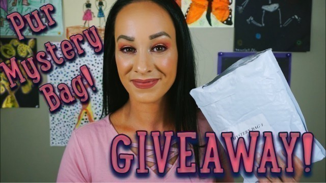 'Pur cosmetics mystery bag! I am giving one away!!'