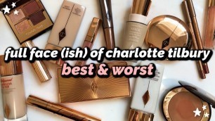 'BEST & WORST | Charlotte Tilbury Full Face Try-On'