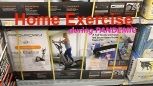 'PRO-FORM smart elliptical unboxing and assembling'