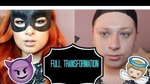 'Full Make-Up Transformation ( Ariana Grande VIVA GLAM) Good Girl VS Bad Girl'