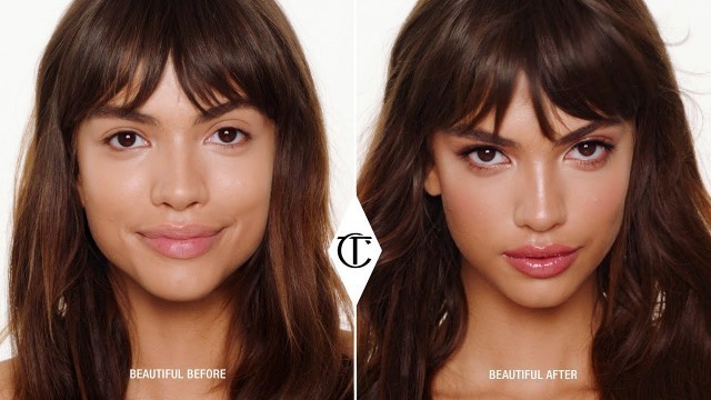 'How To Get The Supermodel Rose Gold Makeup Look - 10 Iconic Looks | Charlotte Tilbury'