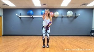 '\"No Drama\" Becky G & Ozuna // ZIN 90// Zumba Toning choreo by Sarah Placencia #zumba #zumbatoning'