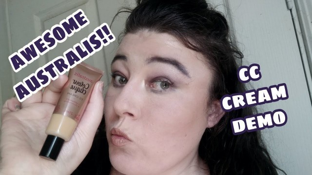 'Australis Cosmetics cc cream demo| first impressions and wear test on oily skin| jessellinvlogs'