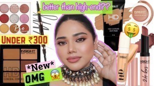 'New INSIGHT Cosmetics Pro HD Makeup Launches 2022 all under Rs. 300/- | OMG it\'s soo good |Shamvi K'