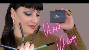 'NEW DIOR VELVET EYESHADOW AND EYELINERS | New Makeup'