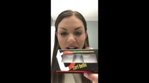 'Look how easy it is to put on these tori belle magnetic lashes & liner!'