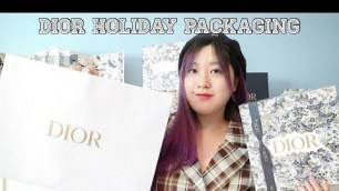 'Dior Beauty Shopping & Unboxing - New Holiday Packaging 2021 Dior Candles, Prestige, Holiday Sets'
