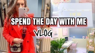 'SPEND THE DAY WITH ME - NEW DIOR MAKEUP, SHOPPING AND NEW OFFICE TOUR'