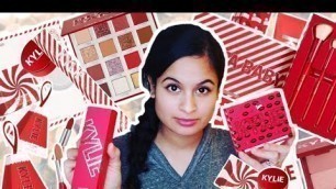 'Kylie Cosmetics Holiday Collection 2019 | Unboxing Video/Review + Much More'