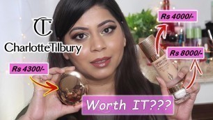 '*NEW* Charlotte Tilbury Makeup Review | Magic Cream, Airbrush Foundation & Powder | Dikshita Agarwal'