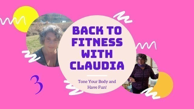'Back to Fitness 3rd Class - Latin Step Toning - Zumba Step Toning - Latin Dance Workout with Claudia'