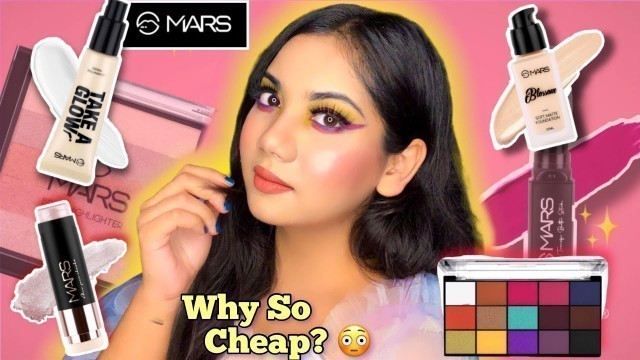 'MARS One Brand Tutorial || MARS Cosmetics Review || Everything Under Rs. 299 only'