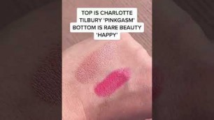 'Rare Beauty is not a dupe for charlotte tilbury'