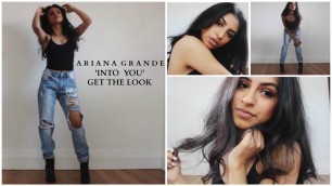 'ARIANA GRANDE \"INTO YOU\" MUSIC VIDEO MAKEUP, HAIR, OUTFIT | TBXO ♡'