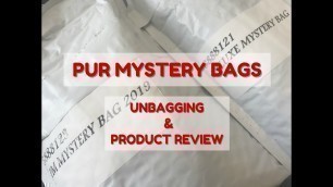 'UNBAGGING & PRODUCT REVIEW - PUR Mystery Boxes'
