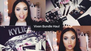 'Kylie Cosmetics Holiday Edition Vixen Bundle Haul, Unboxing + Review'