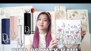 'Dior Beauty Haul: New Dior Addict Lipsticks & Refillable Cases, Gift With Purchases, Makeup Pouch'