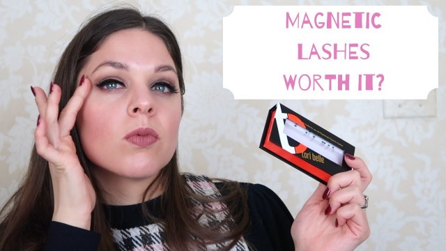 'Testing out MAGNETIC LASHES! eek  worth it? Tori Belle Lashes.'