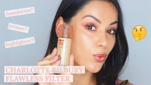 'WORTH THE HYPE?! CHARLOTTE TILBURY HOLLYWOOD FLAWLESS FILTER | Beauty\'s Big Sister'