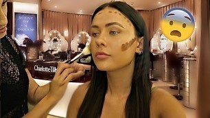 'GETTING MY MAKEUP DONE AT A CHARLOTTE TILBURY COUNTER | ItsSabrina'