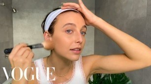 'Emma Chamberlain on Her Acne Journey, and Guide to TikTok Makeup | Beauty Secrets | Vogue'