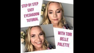 'Easy Eyeshadow Tutorial | Tori Belle Cosmetics | Spaced Out Palette'