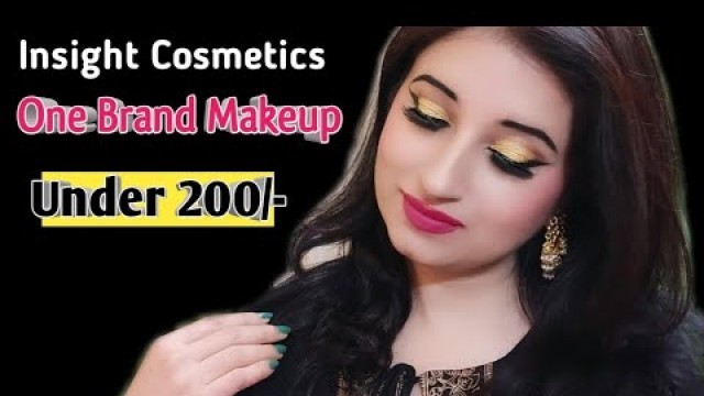 'Insight Cosmetics One Brand Makeup Tutorial ❤ Beautiful U'