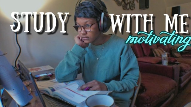 'STUDY WITH ME VLOG ☆how to study more effectively *this will motivate you*'