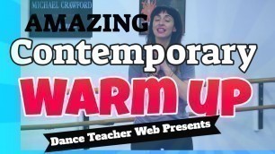 'Amazing Contemporary Dance Warm Up | With Jessica Stafford by Dance Teacher Web'