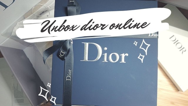 'Unbox Dior Beauty | แกะกล่องDior ช้อปออนไลน์'