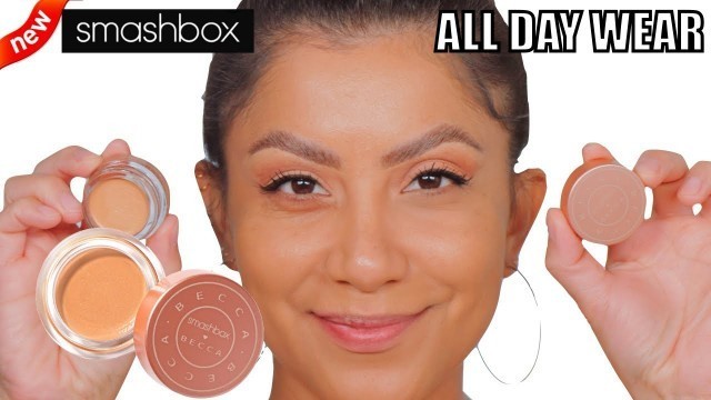 '*new* SMASHBOX X BECCA UNDER EYE CORRECTOR + ALL DAY WEAR TEST *dry under eyes* | MagdalineJanet'