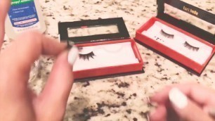 'How to clean Tori Belle Cosmetics magnetic eyelashes'