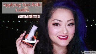 'How To Apply Tori Belle Magnetic Lashes, Two Ways!'
