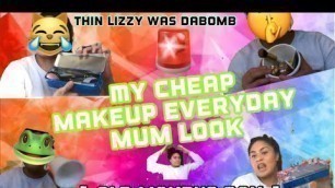 'Makeup look using my OLD MAKEUP ft Thin Lizzy #og 1st Makeup box/kit for islanders.'