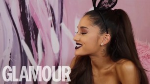 'Ariana Grande talks Beauty, Makeup, her Mom and HIV/Aids | Beauty Talk | Glamour UK'