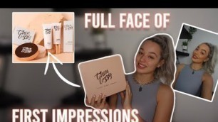 'FULL FACE OF FIRST IMPRESSIONS * IM SHOOK * | THIN LIZZY BEAUTY | channonmooney'